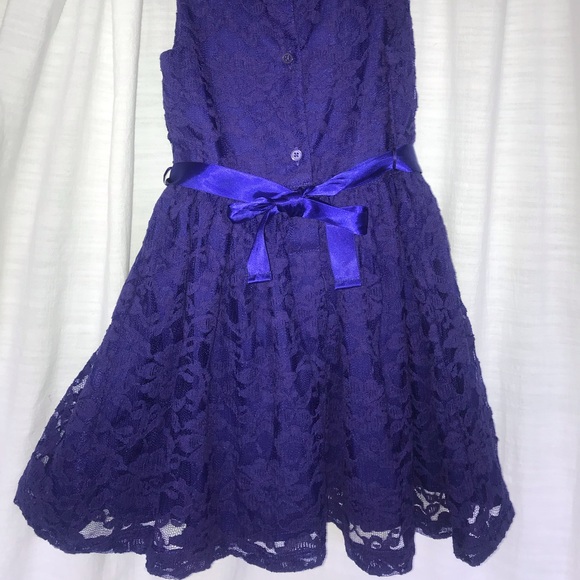 Carter’s Indigo Lace Dress - Picture 3 of 4